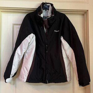 Columbia - Snow Jacket - Double Lined - Three in One - Black & White - Sz XL